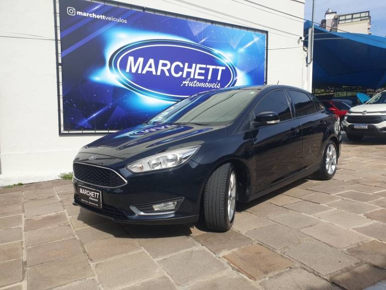 FORD - FOCUS - 2018/2019 - Preta - R$ 59.990,00