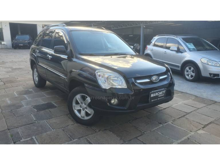 KIA MOTORS - SPORTAGE - 2008/2009 - Preta - R$ 35.900,00