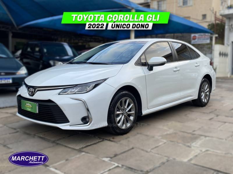 TOYOTA - COROLLA - 2021/2022 - Branca - R$ 116.990,00